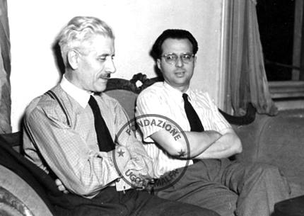Ferruccio Parri con Ugo La Malfa.