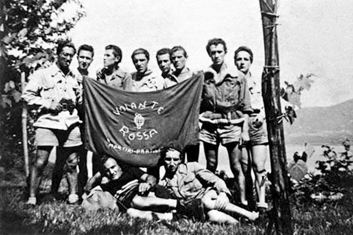Il gruppo della Volante rossa.