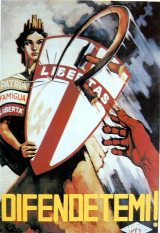 Manifesto DC di propaganda elettorale del 1948.