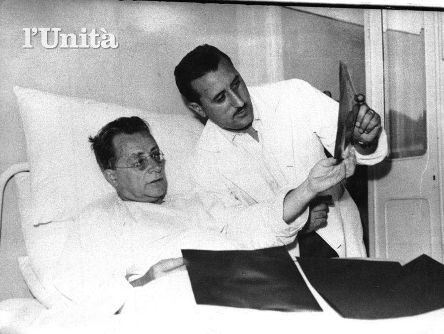 Togliatti in ospedale.