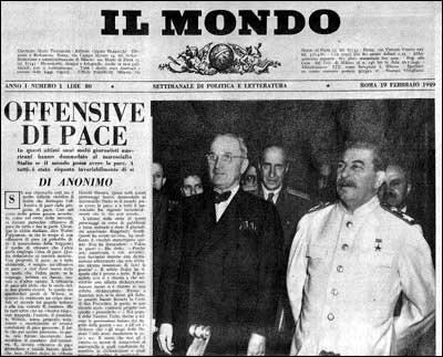 Il primo numero de Il Mondo