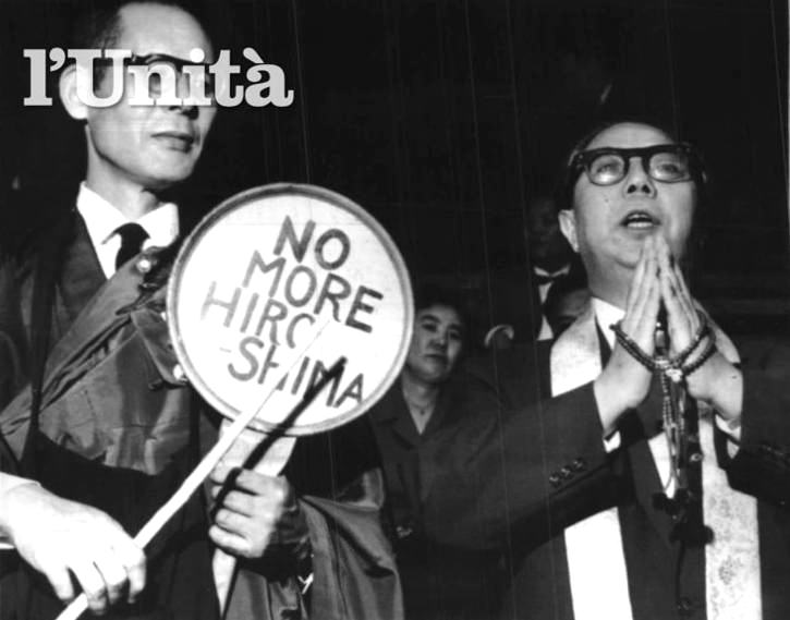 Delegati giapponesi al Consiglio mondiale dei Partigiani della pace a Stoccolma nel 1950.