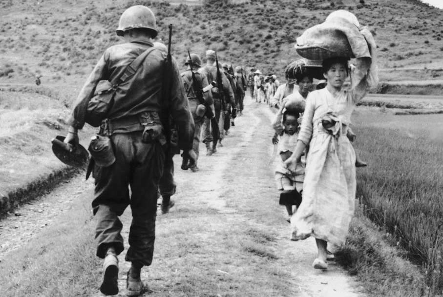 Truppe americane in Corea.