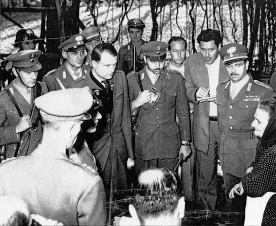 Reder durante il processo venne messo a confronto con i sopravvissuti alla strage di Marzabotto.