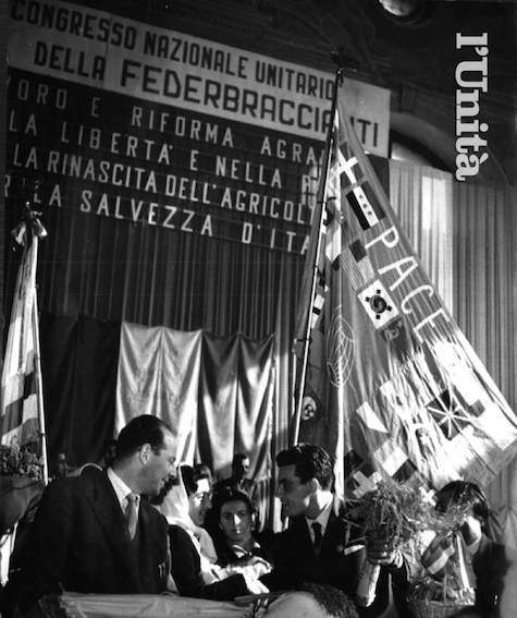Il congresso della Federbraccianti del 1952.