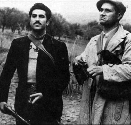 Gaspare Pisciotta ritratto con Salvatore Giuliano.