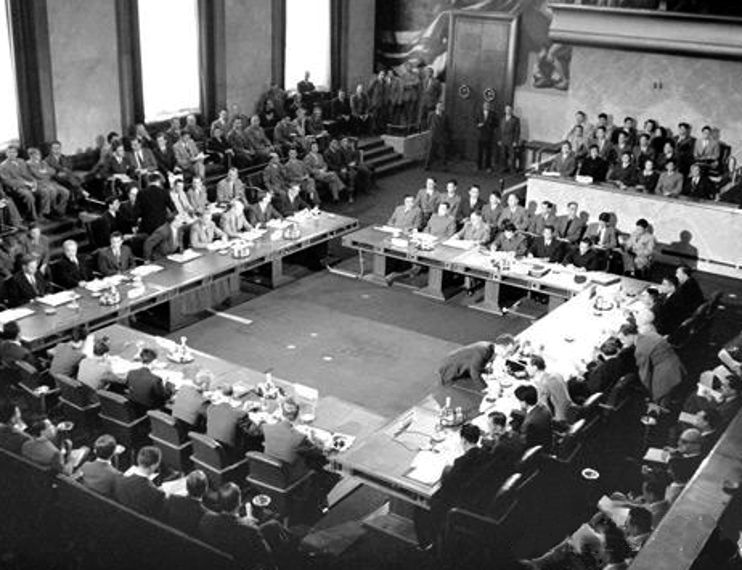 La conferenza di Ginevra sulla guerra in Indocina nel 1954.