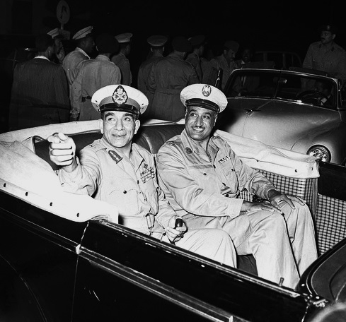 Nasser e Naguib nel 1954.