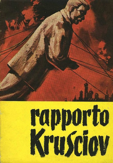 Copertina di una pubblicazione del Rapporto Kruscev edita da Corrispondenza socialista.