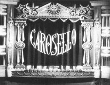 La sigla grafica di Carosello nel 1957.