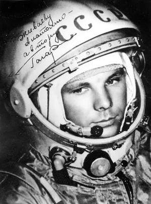 Yuri Gagarin, primo astronauta.