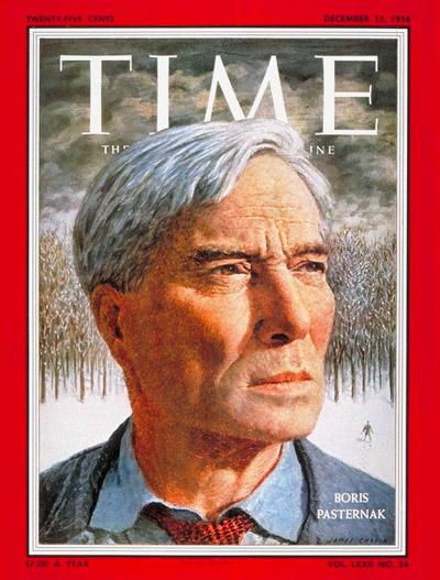 Boris Pasternak sulla copertina di Time.
