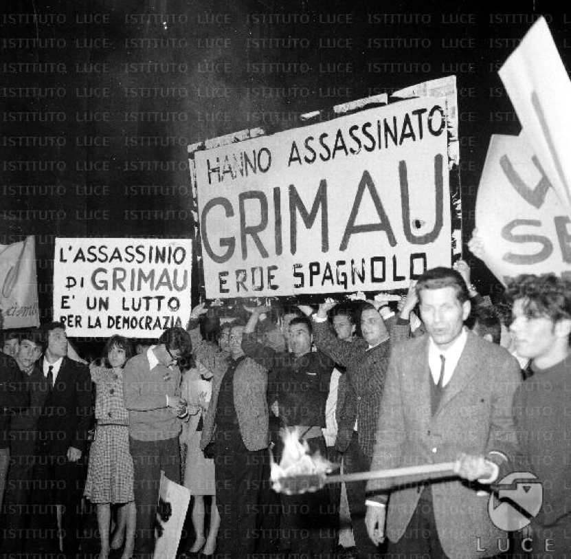 Proteste per l'uccisione di Grimau