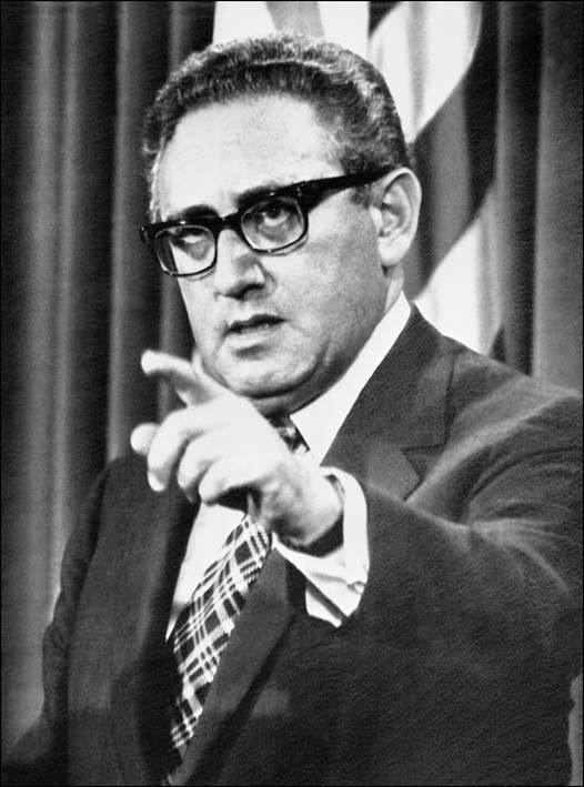 Henry Kissinger, futuro segretario di Stato degli USA negli anni di Nixon.
