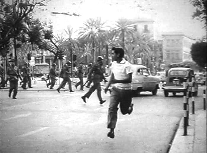 Gli scontri a Palermo.
