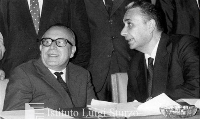 Mariano Rumor e Aldo Moro.