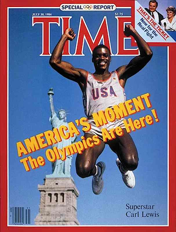 Copertina di Time per le Olimpiadi di Los Angeles del 1984.