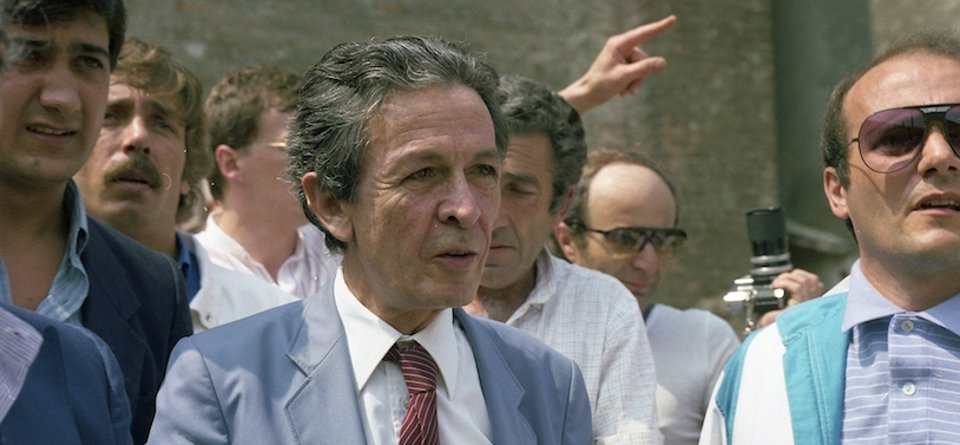 Berlinguer a Mantova per la Festa dell'Unità 1983.