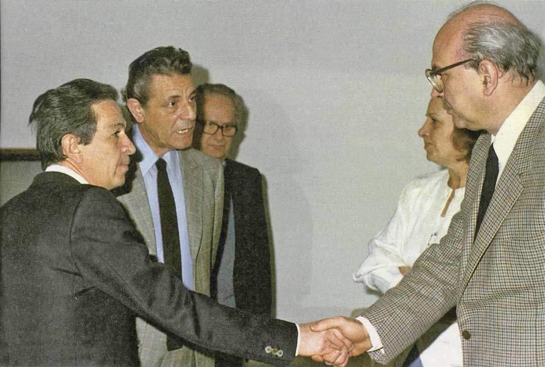 Craxi e Berlinguer il 16 dicembre 1983 si incontrano per discutere dei rapporti tra Est e Ovest.