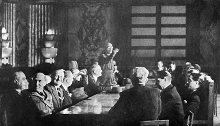 Consiglio dei ministri del Governo Badoglio a Salerno.