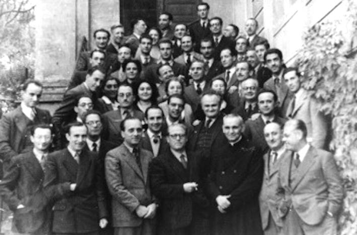 Foto di gruppo dei fondatori delle Acli.