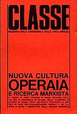 Copertina della rivista Classe, animata da Oreste Scalzone.