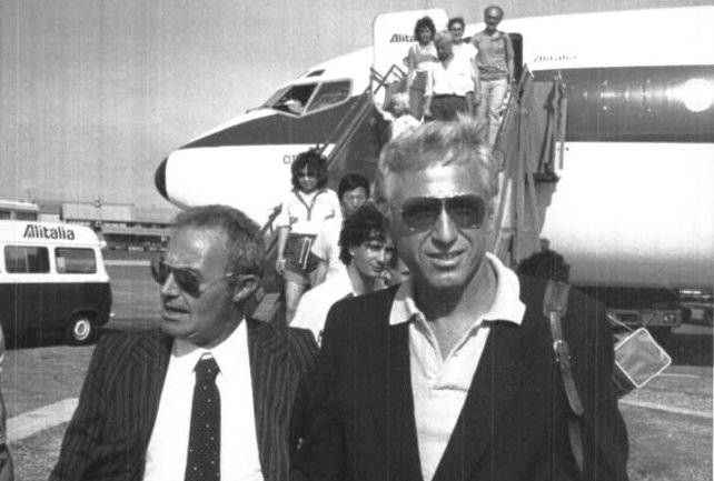 Felice Riva (a destra).