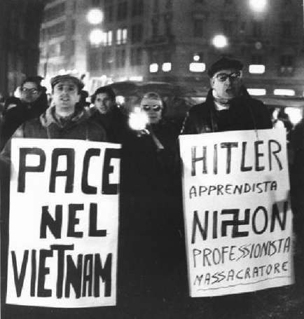 Proteste contro Nixon e la guerra in Vietnam.