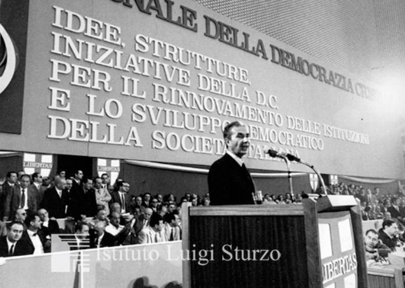 L'intervento di Aldo Moro all'XI congresso della DC.