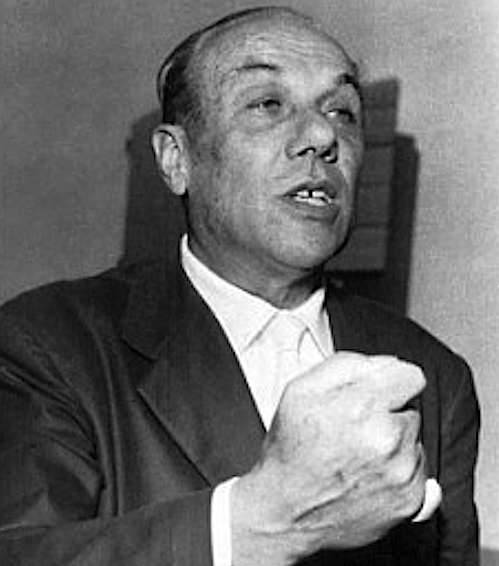 Junio Valerio Borghese, ex comandante della X Mas nella Repubblica Sociale Italiana.