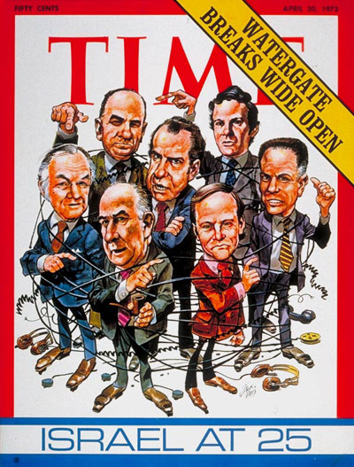 Copertina di Time dedicata allo scandalo Watergate.