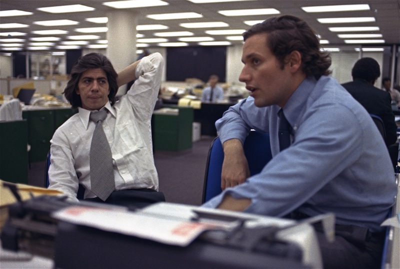 Carl Bernstein e Bob Woodward, i due giornalisti che fecero esplodere lo scandalo Watergate.