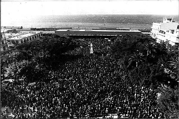 La grandiosa manifestazione sindacale del 22 ottobre 1972 a Reggio Calabria.
