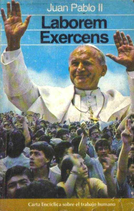 Una pubblicazione dell'enciclica "Laborem exercens" di Giovanni Paolo II, emanata il 14 settembre 1981.