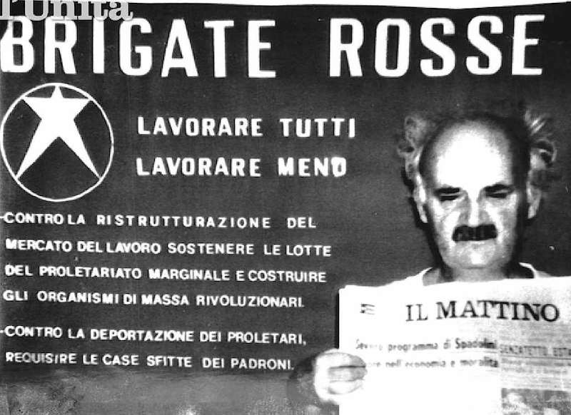 Ciro Cirillo, assessore dc all'Urbanistica di Napoli, nella foto diffusa il 9 luglio 1981 dalle Brigate rosse dopo il sequestro del 27 aprile.