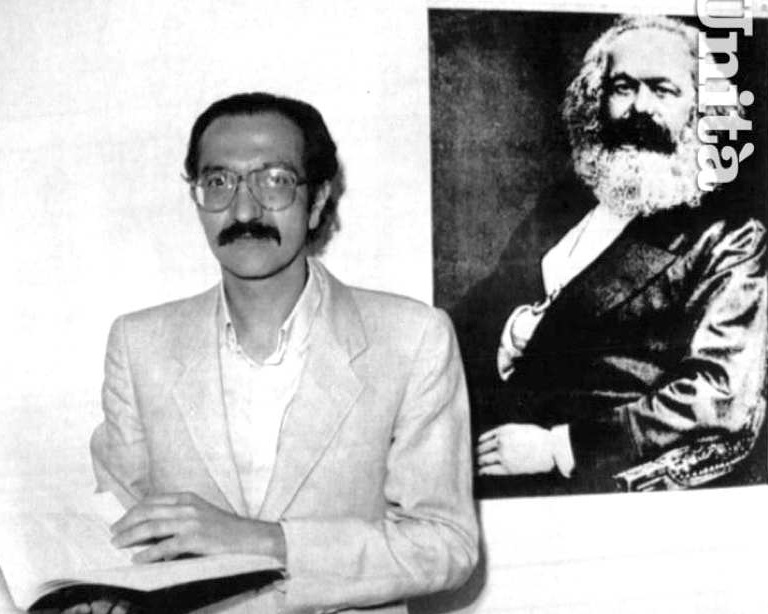 Giovanni Russo Spena, eletto segretario di Democrazia proletaria dal congresso del giugno 1989.