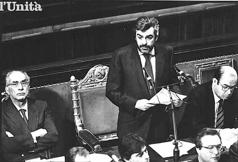Giovanni Goria presenta il suo governo alle Camere.