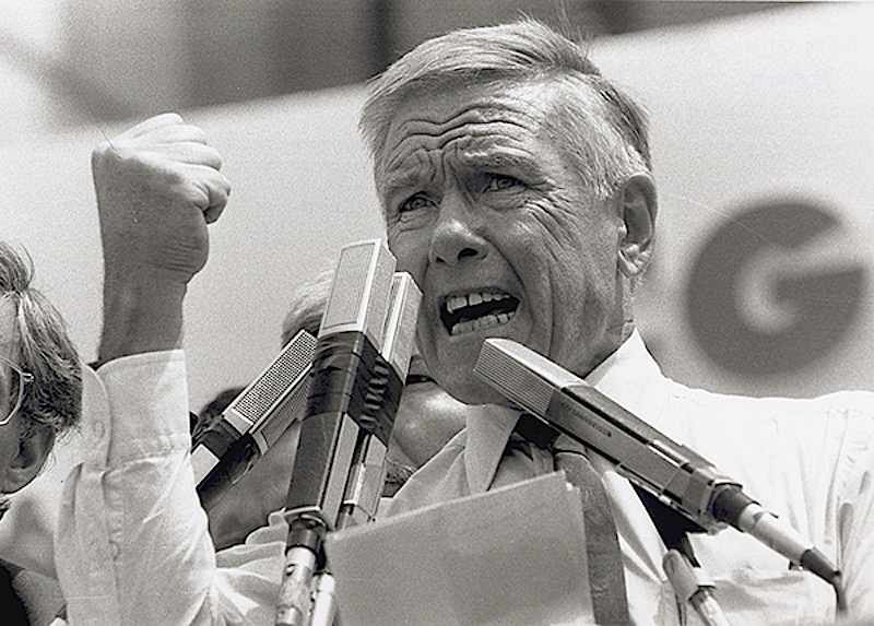 Bruno Trentin, segretario generale della Cgil dal 29 novembre 1988.